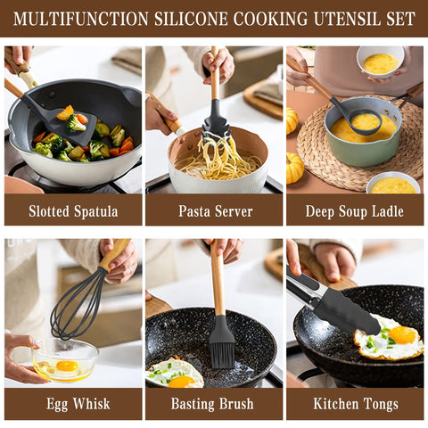 Umite Chef silicone head texture detail showing nonstick-safe, heat-resistant surface