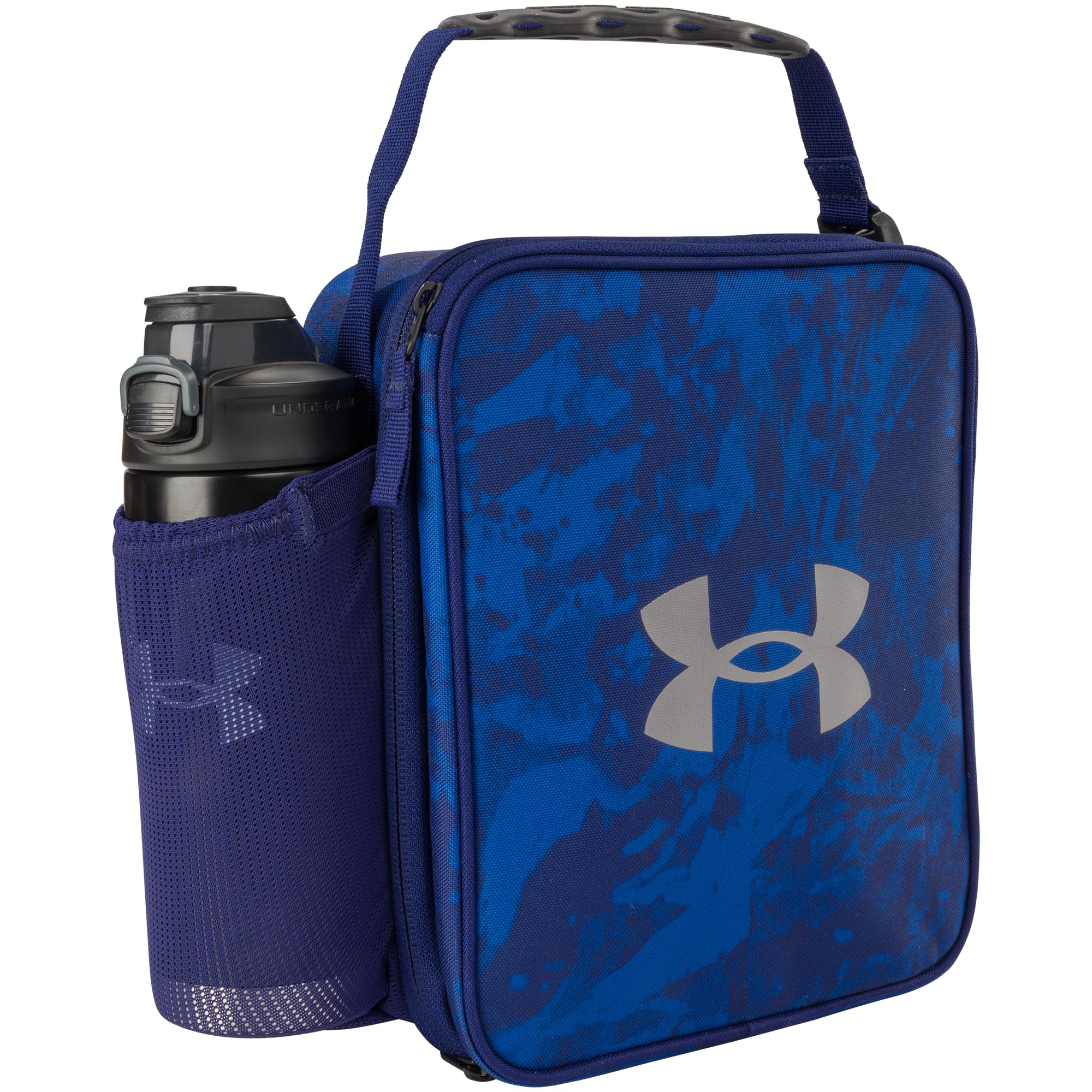 Under Armour interior liner open to show insulation and easy-clean surface benefit: mess-free
