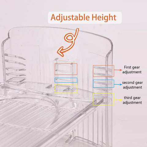 Uni HIMO closeup of adjustable lever illustrating three-height versatility benefit