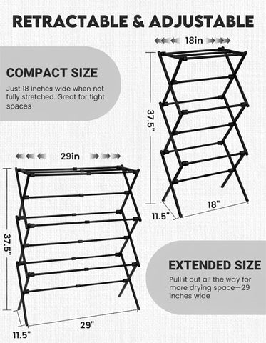 UNICCA folded flat compact storage fits closet or behind door