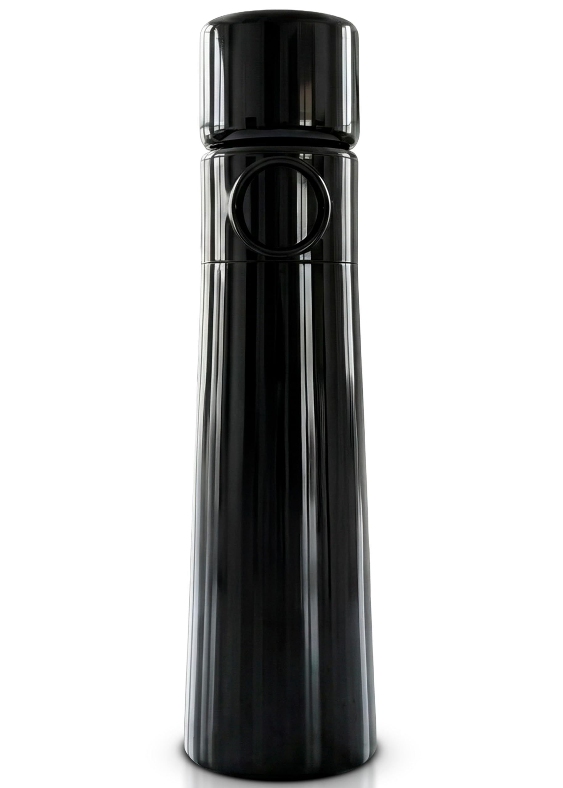 Unicorn MAGNUM PLUS front view showing sleek grinder and capacity benefit