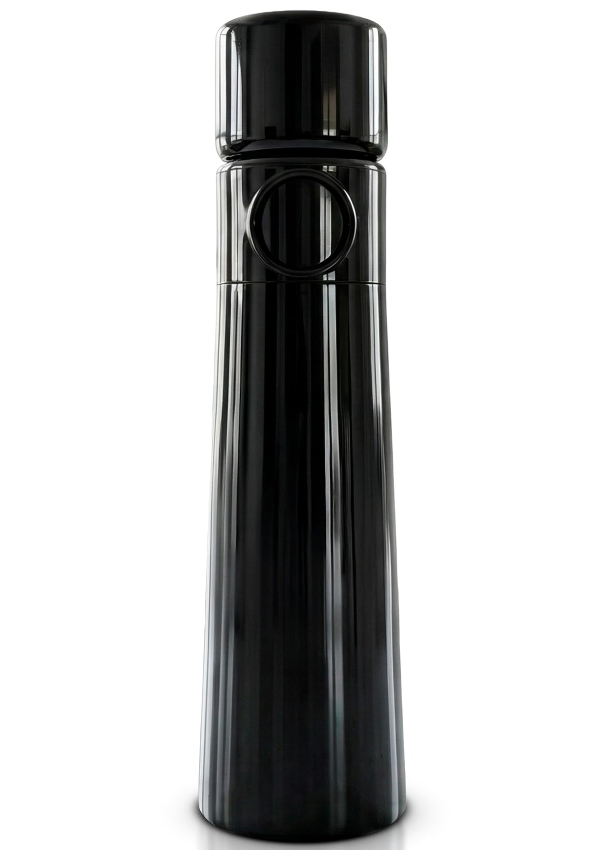 Unicorn MAGNUM PLUS front view showing sleek grinder and capacity benefit
