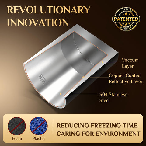 UNIGUL ice texture close detail showing near-transparent core and minimal dilution benefit