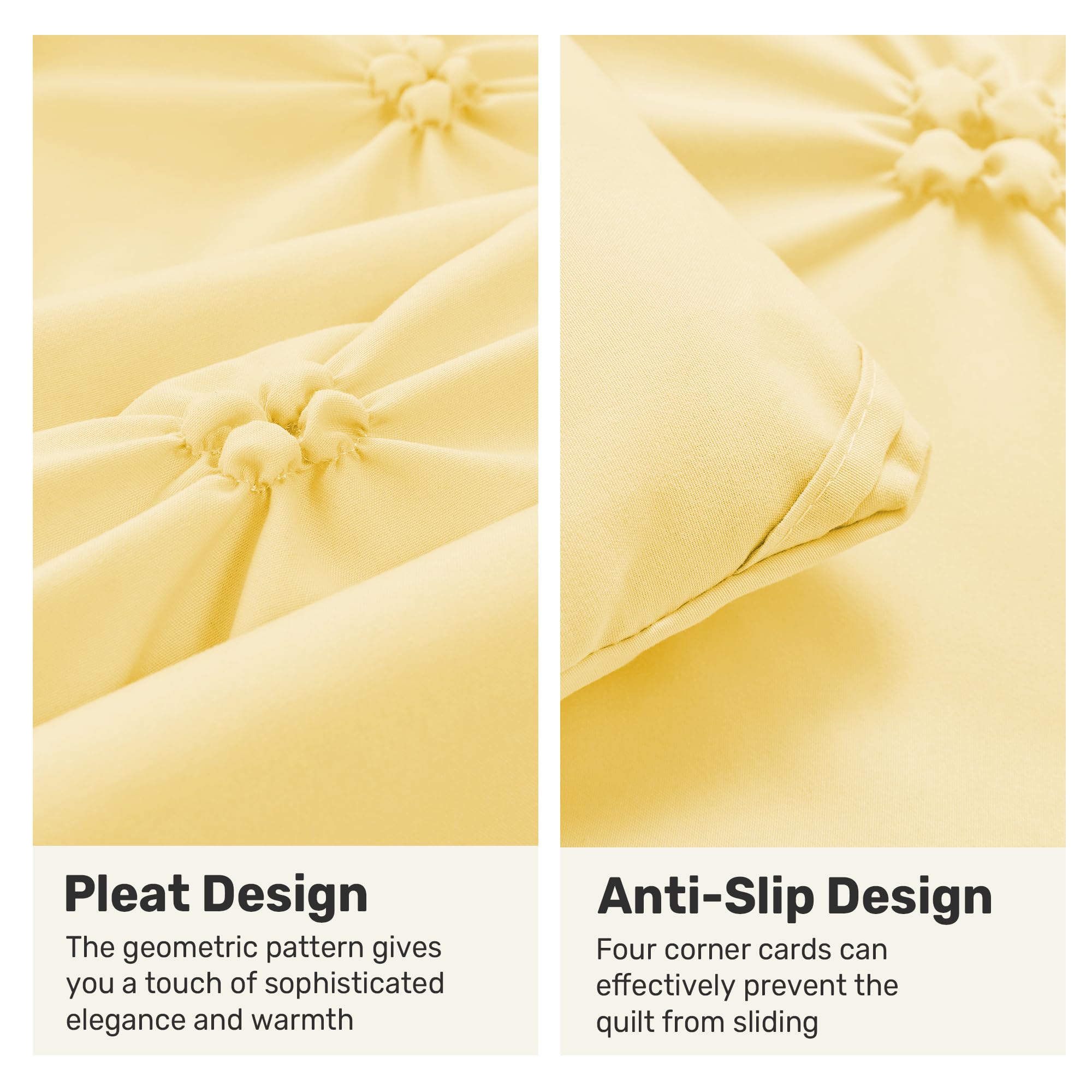 UNIKOME two matching pillowcases arranged to show coordinated design and polished look