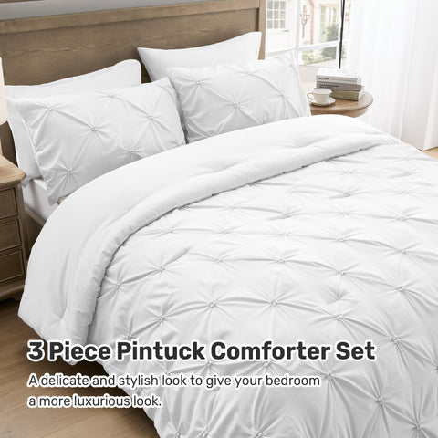 UNIKOME pillows paired on bed showing included king pillowcases and coordinated comfort