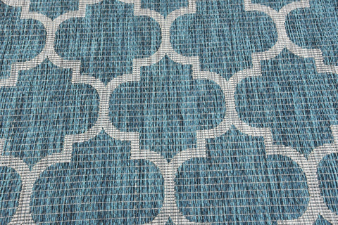 Unique Loom rug scaled on patio showing size fit and outdoor suitability