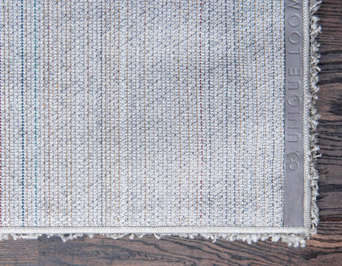 Unique Loom hand pressing pile to show texture and cushioned support