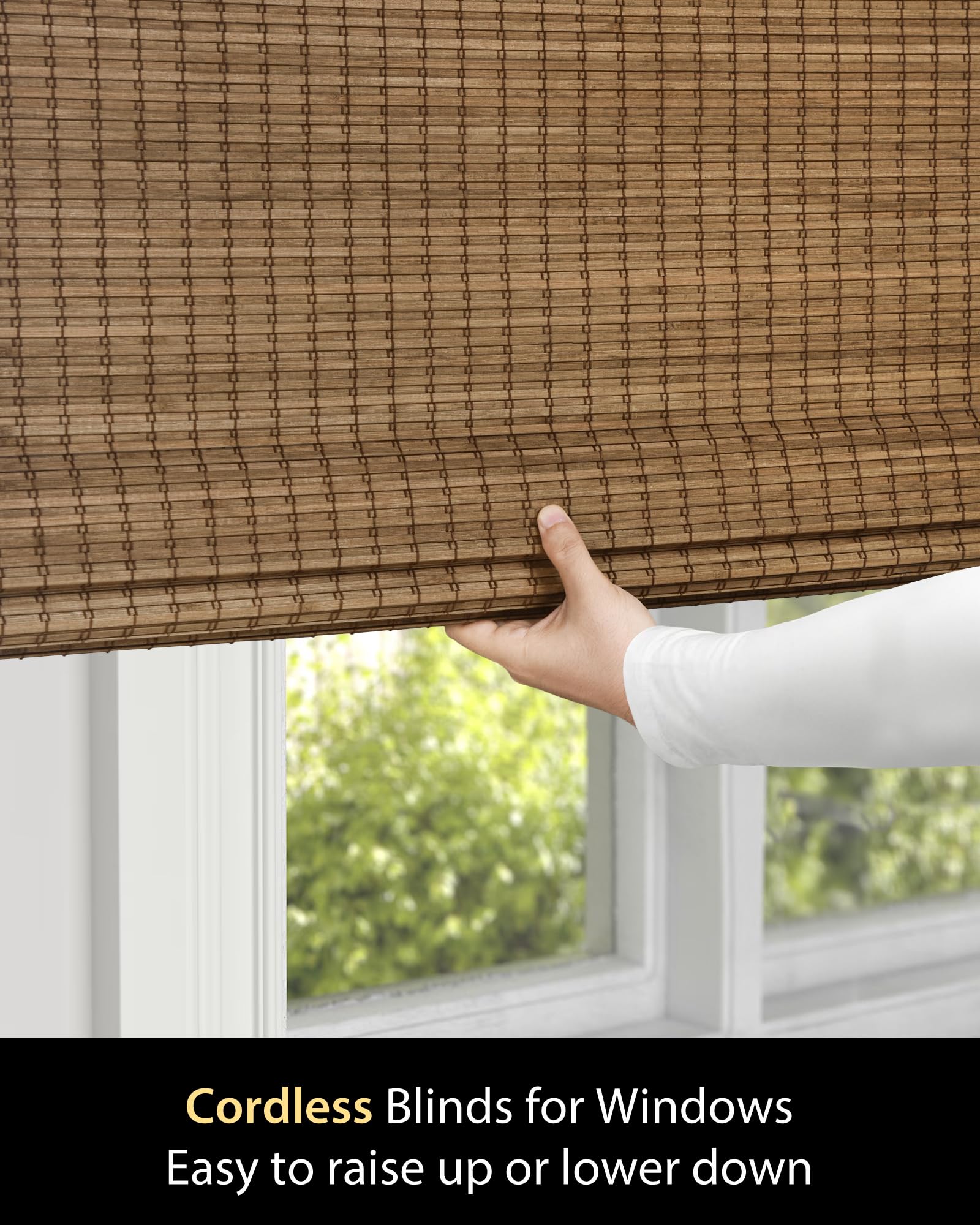 UNISHADES valance detail showing neat top finish and hidden hardware benefit