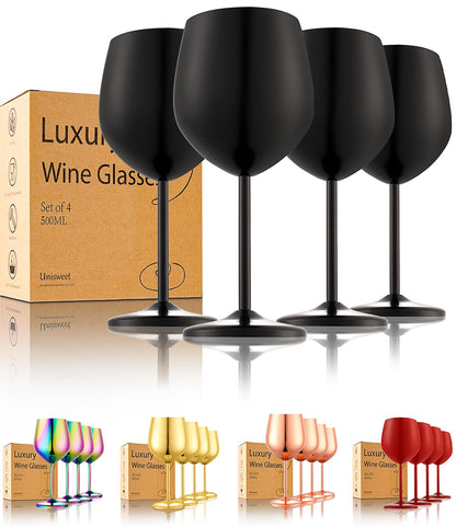 UNISWEET matte black front packaging showing elegant gift presentation and durability