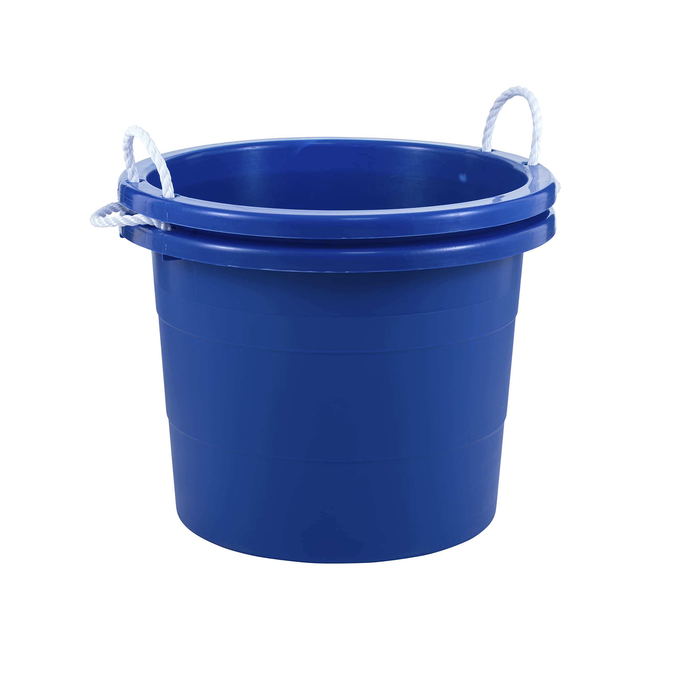 United Solutions front view of blue tubs showing durable design and carrying benefit