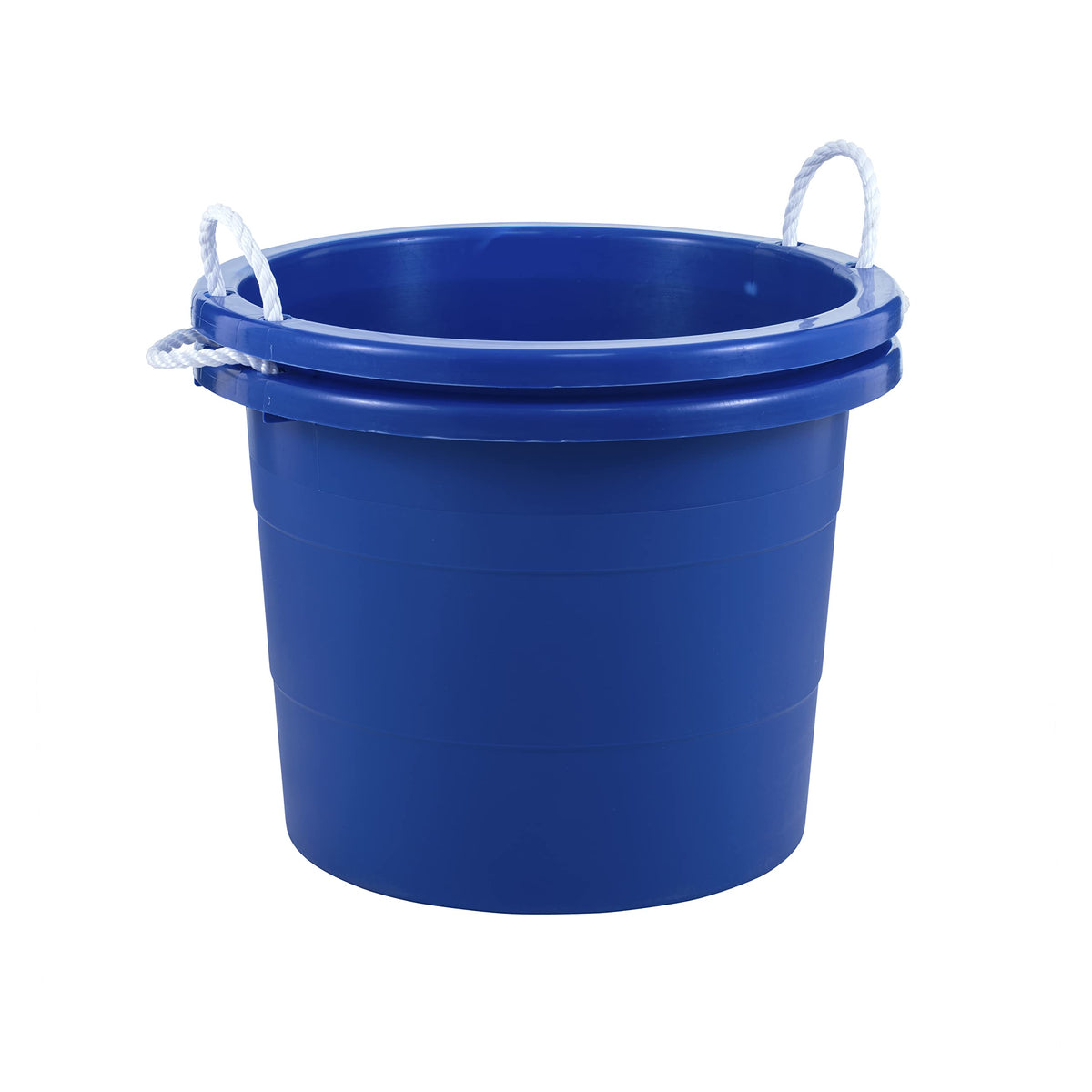 United Solutions front view of blue tubs showing durable design and carrying benefit