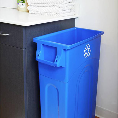 United Solutions Highboy top handles and bottom hand groove for easier carrying and pouring