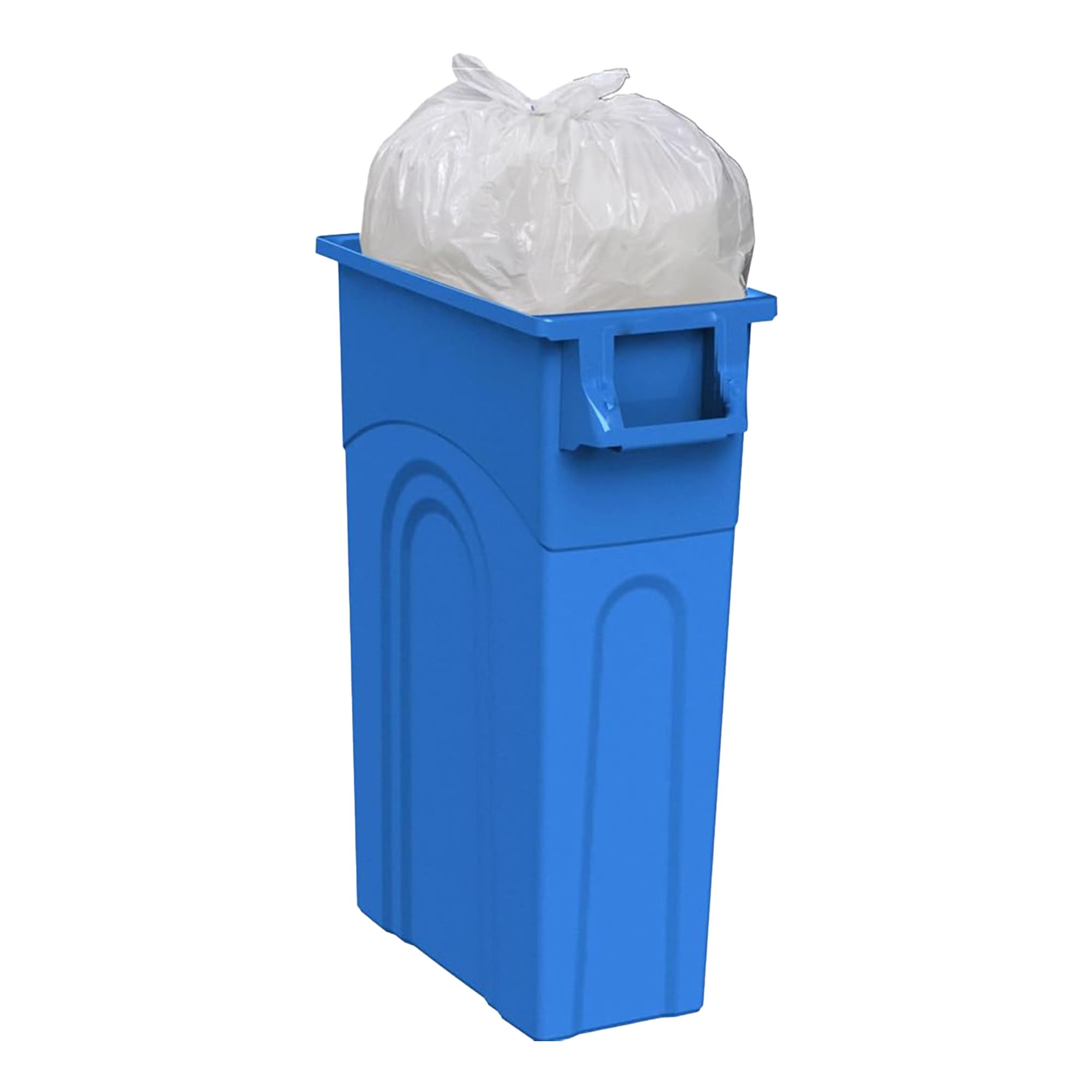 United Solutions Highboy side profile highlighting narrow width, ideal for tight spots