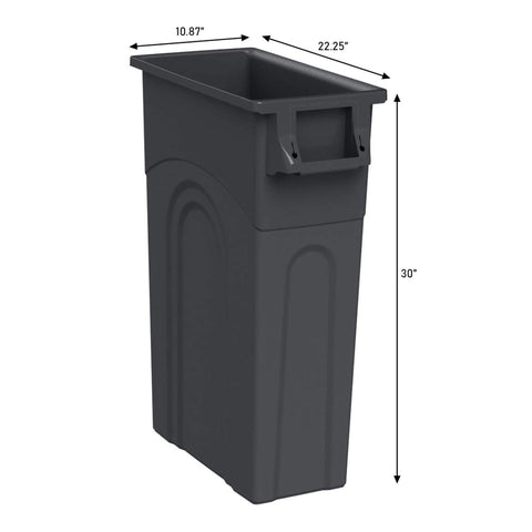 United Solutions side profile highlighting narrow footprint to save floor space