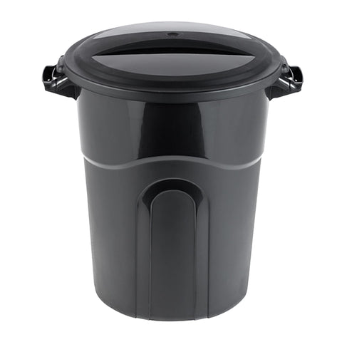 United Solutions lid close-up highlighting click-lock feature for spill prevention