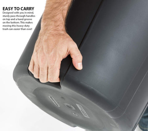 United Solutions tapered interior showing bag fit for fast removal and cleaner maintenance benefit