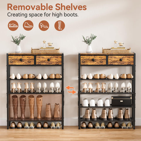 UNITSTAGE open drawer interior storing socks and small items neatly