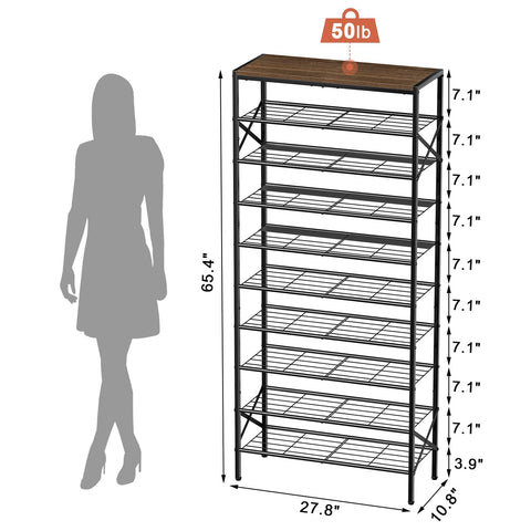 UNITSTAGE high heels on iron sheets demonstrating secure heel support
