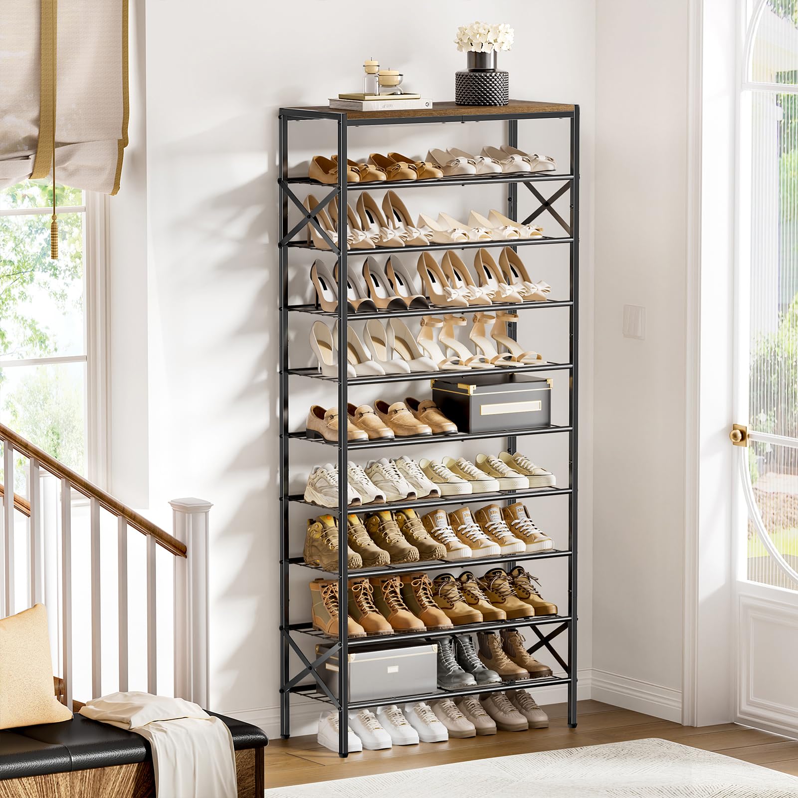 UNITSTAGE shelf mesh detail showing ventilation and durability