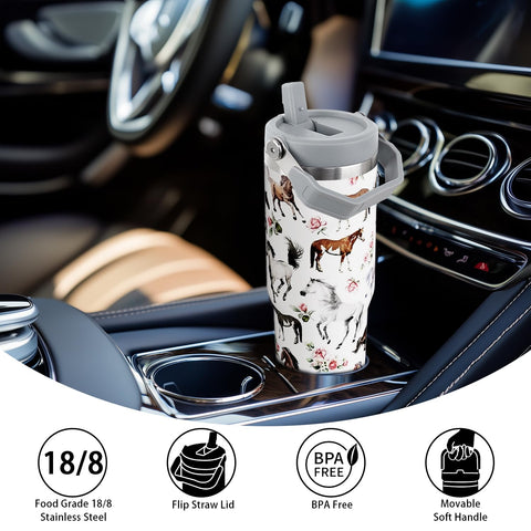 Unyopsa tumbler in car cup holder, fits most vehicle holders