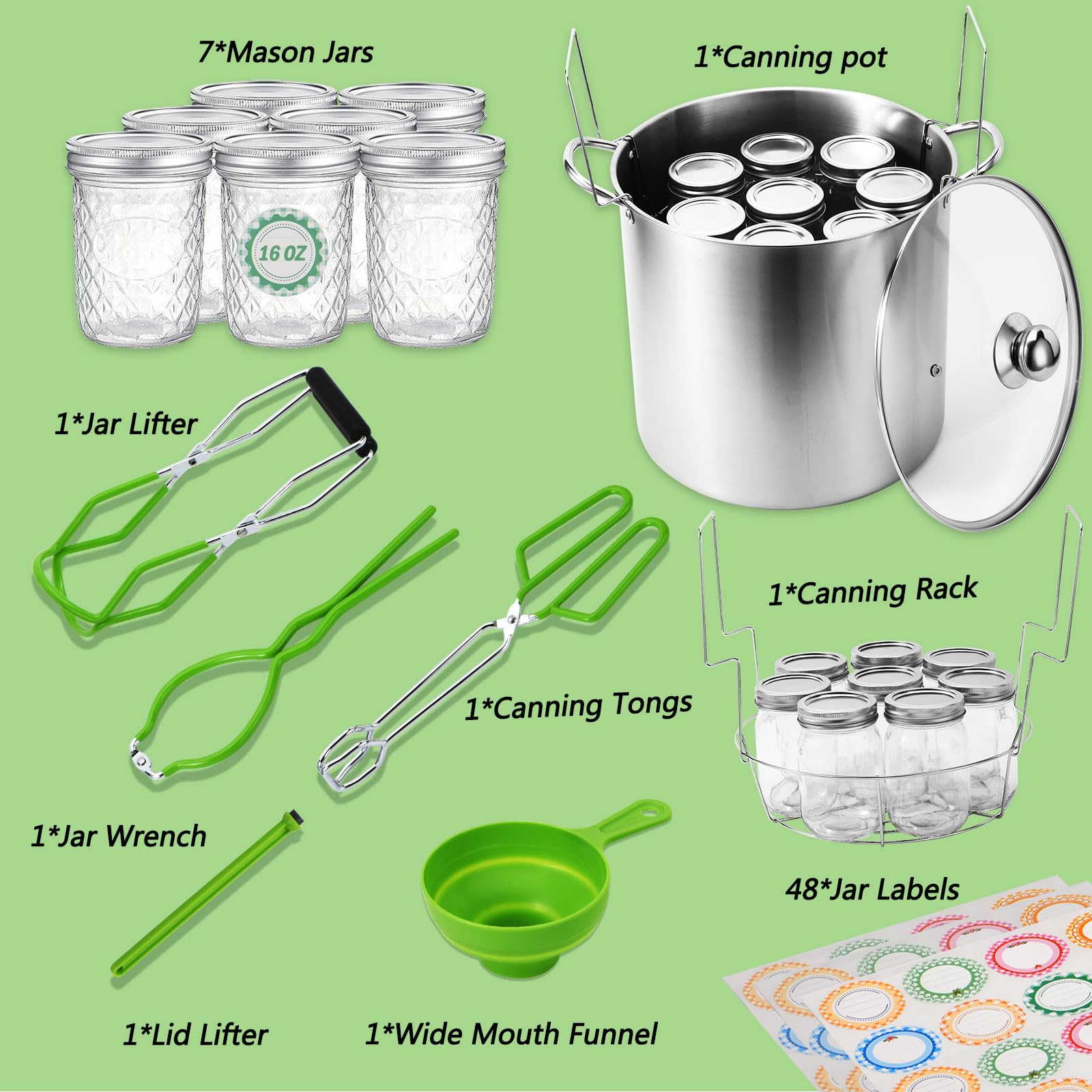 UONMAY canner rack detail protecting jars and improving heat circulation