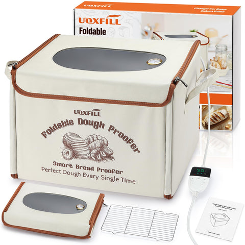 Uoxfill front view showing compact proofing box and clear controls for precise baking
