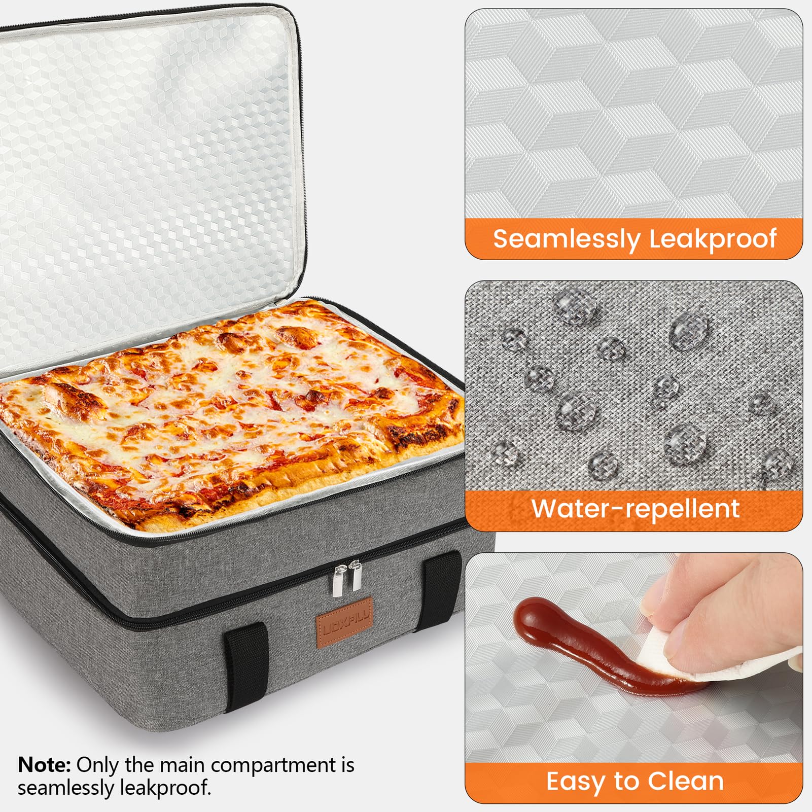 Uoxfill on picnic blanket with dishes highlighting portable, insulated food transport convenience