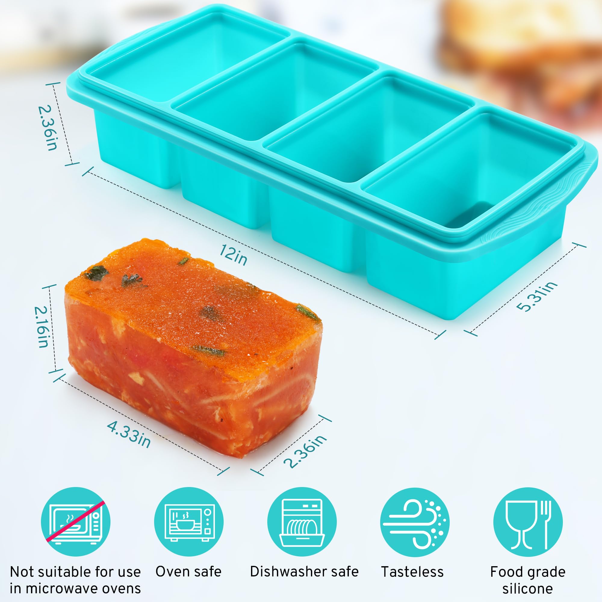Uozuke tray next to measuring cup showing one-cup portion accuracy