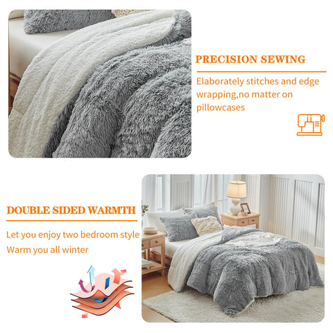 UOZZI BEDDING comforter edge and inner fill detail demonstrating lightweight warmth