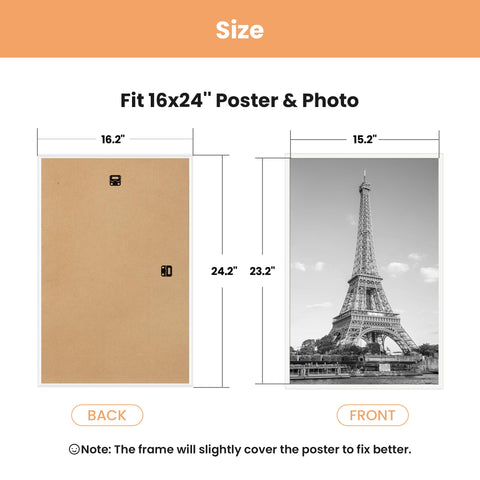 upsimples frame back hangers visible showing secure vertical horizontal benefit