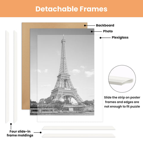 upsimples frame mounted vertically and horizontally for versatile hanging