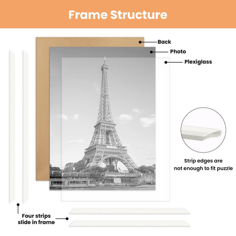 upsimples framed poster on wall showing effortless modern display benefit