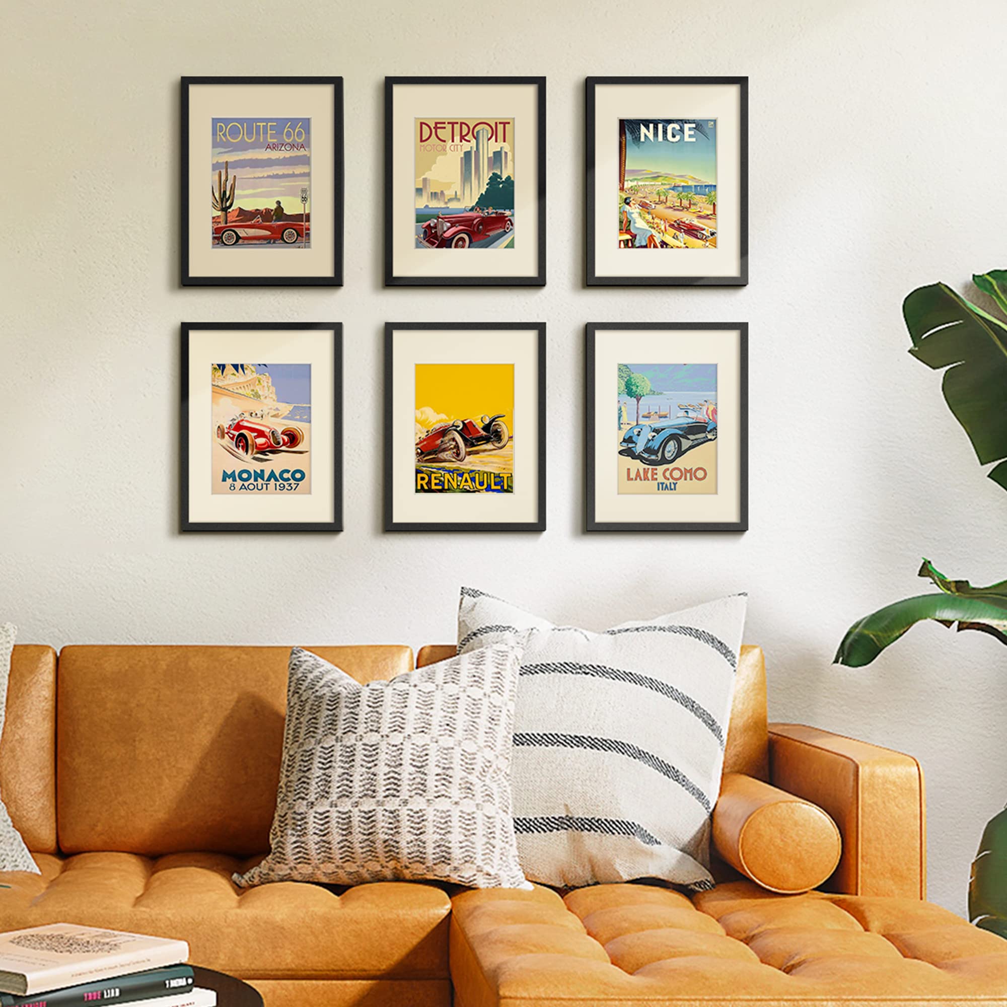 upsimples close-up of mat edge securing an 8.5x11 photo for stable display