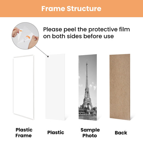 upsimples frame held in hands to show lightweight easy-install benefit
