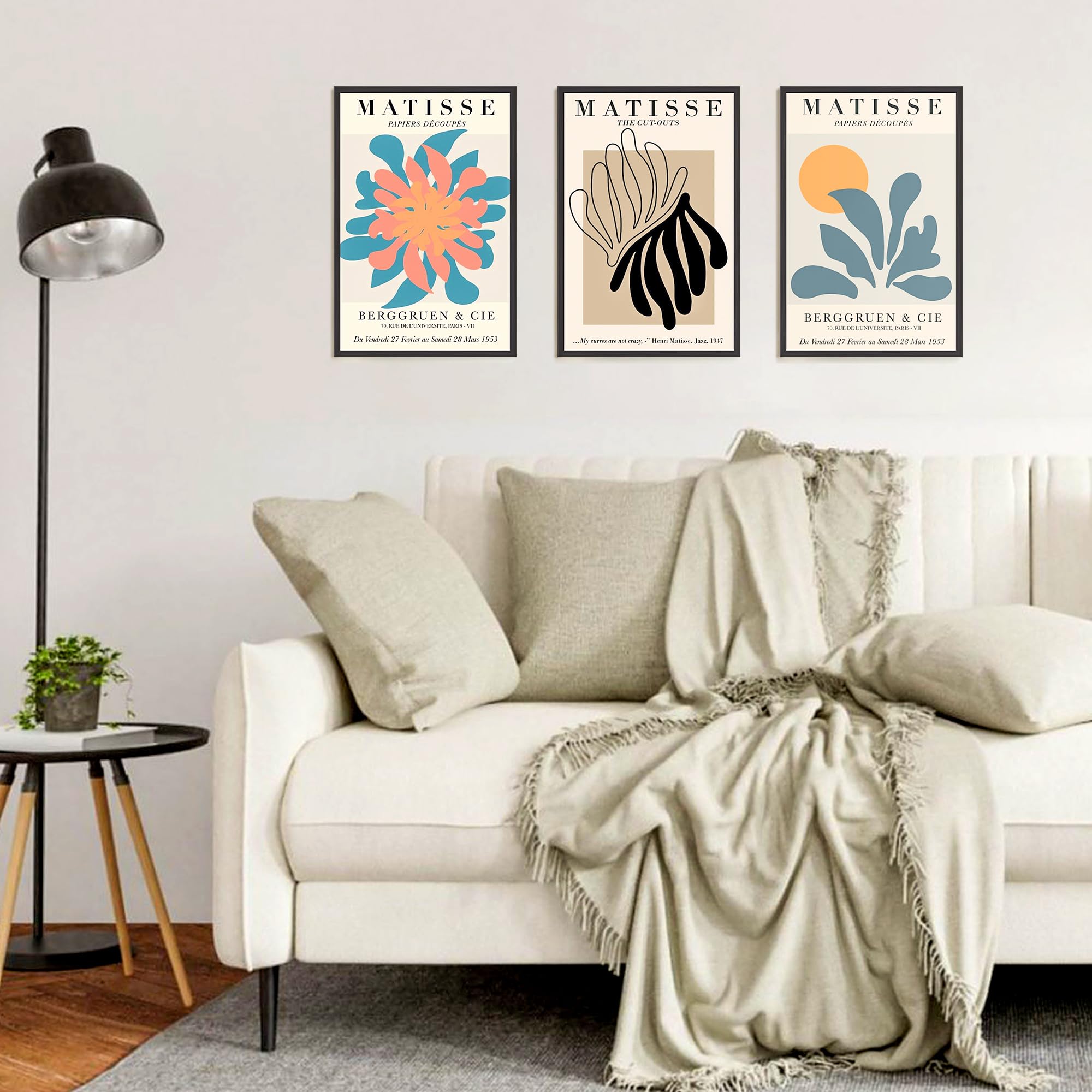 upsimples framed poster on living room wall highlighting stylish display benefit