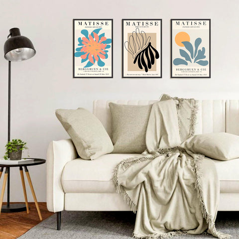 upsimples framed poster on living room wall highlighting stylish display benefit