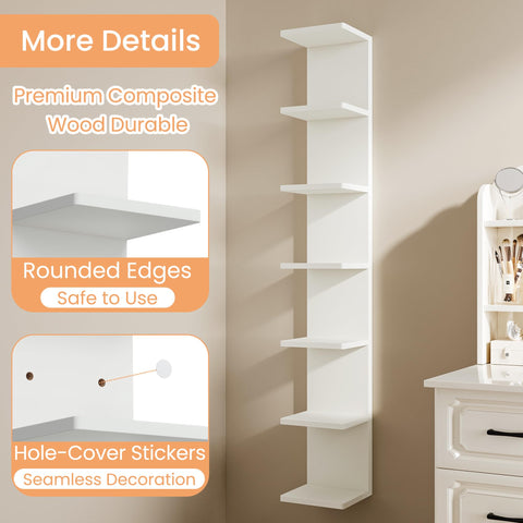 upsimples plants and books on tiers showing decorative storage benefit
