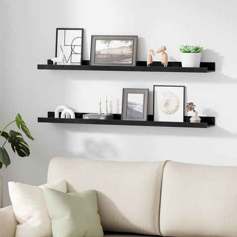 upsimples shelf next to books and vase for scale, clarifying size and capacity benefit