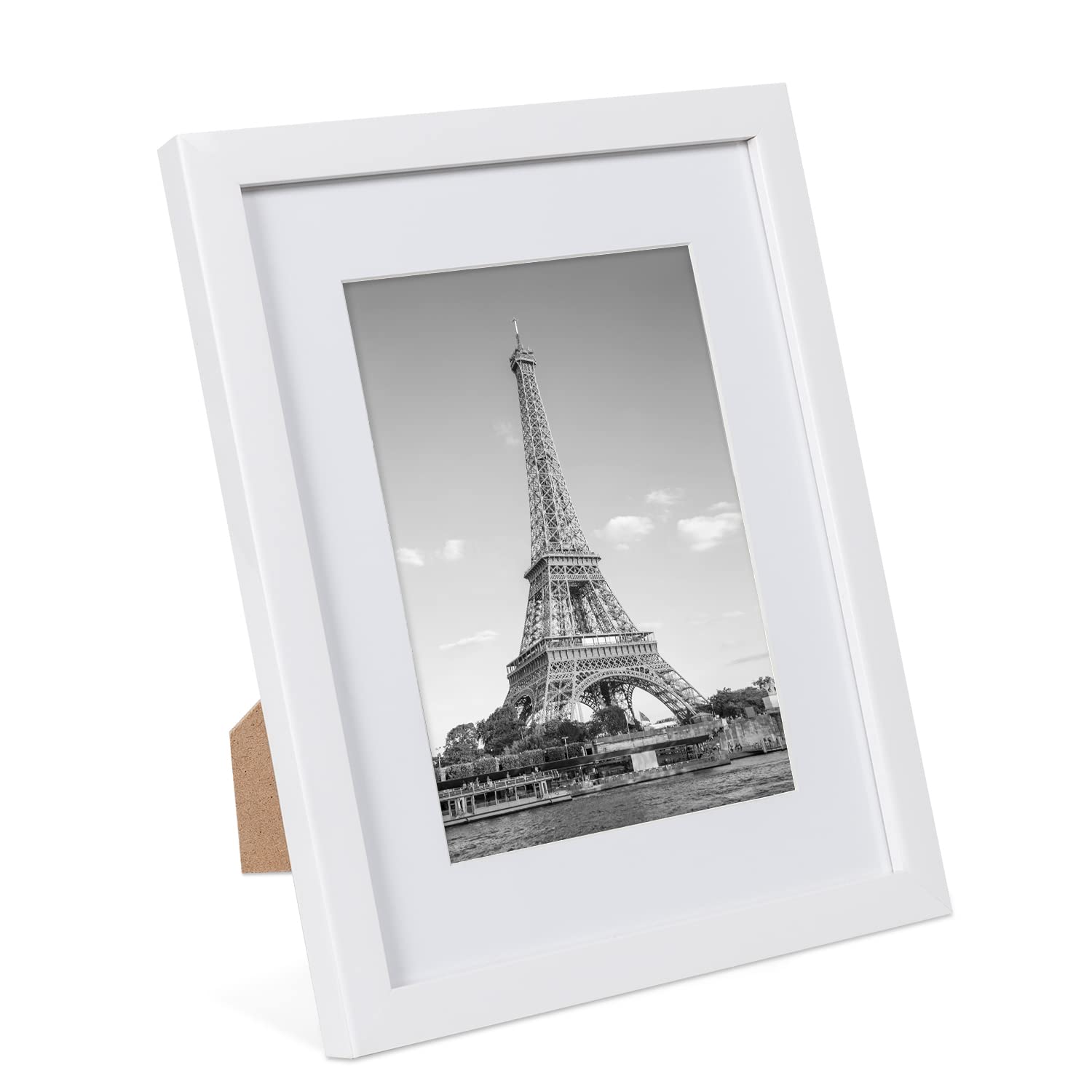 upsimples side profile showing easel and hanging hardware offering versatile tabletop or wall benefit