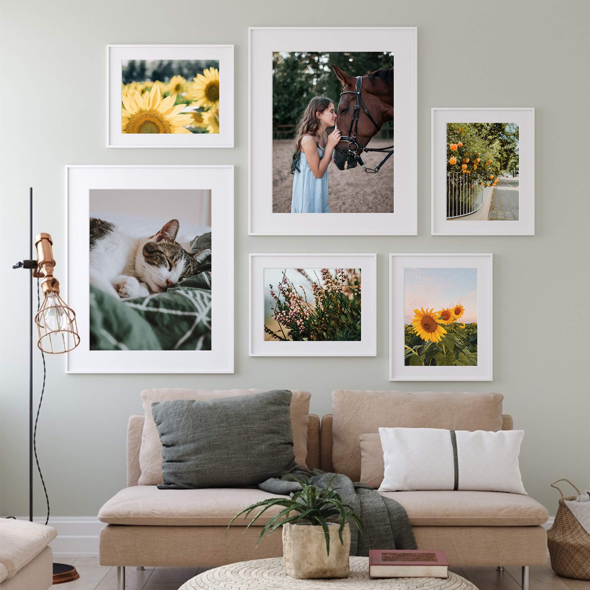 upsimples frame next to hand and ruler illustrating scale and simple installation