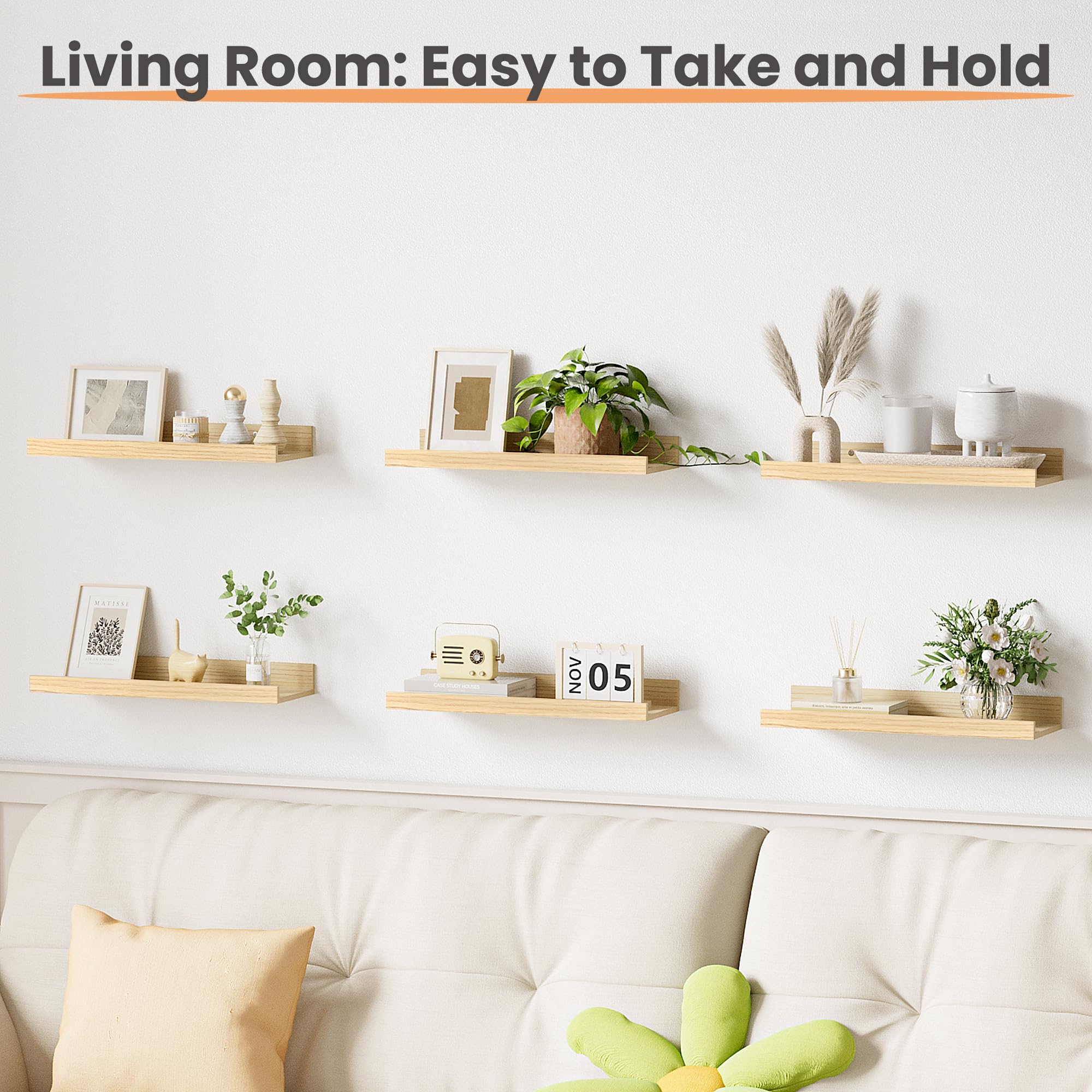 upsimples stacked shelves in living room displaying books and plants for decorative storage