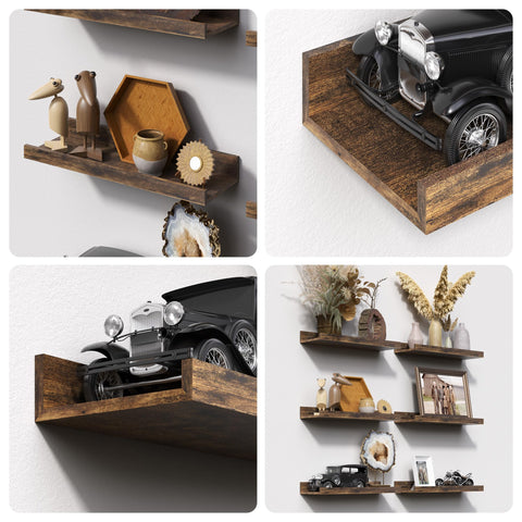 upsimples two shelves joined into longer 31-inch ledge for extended display benefit