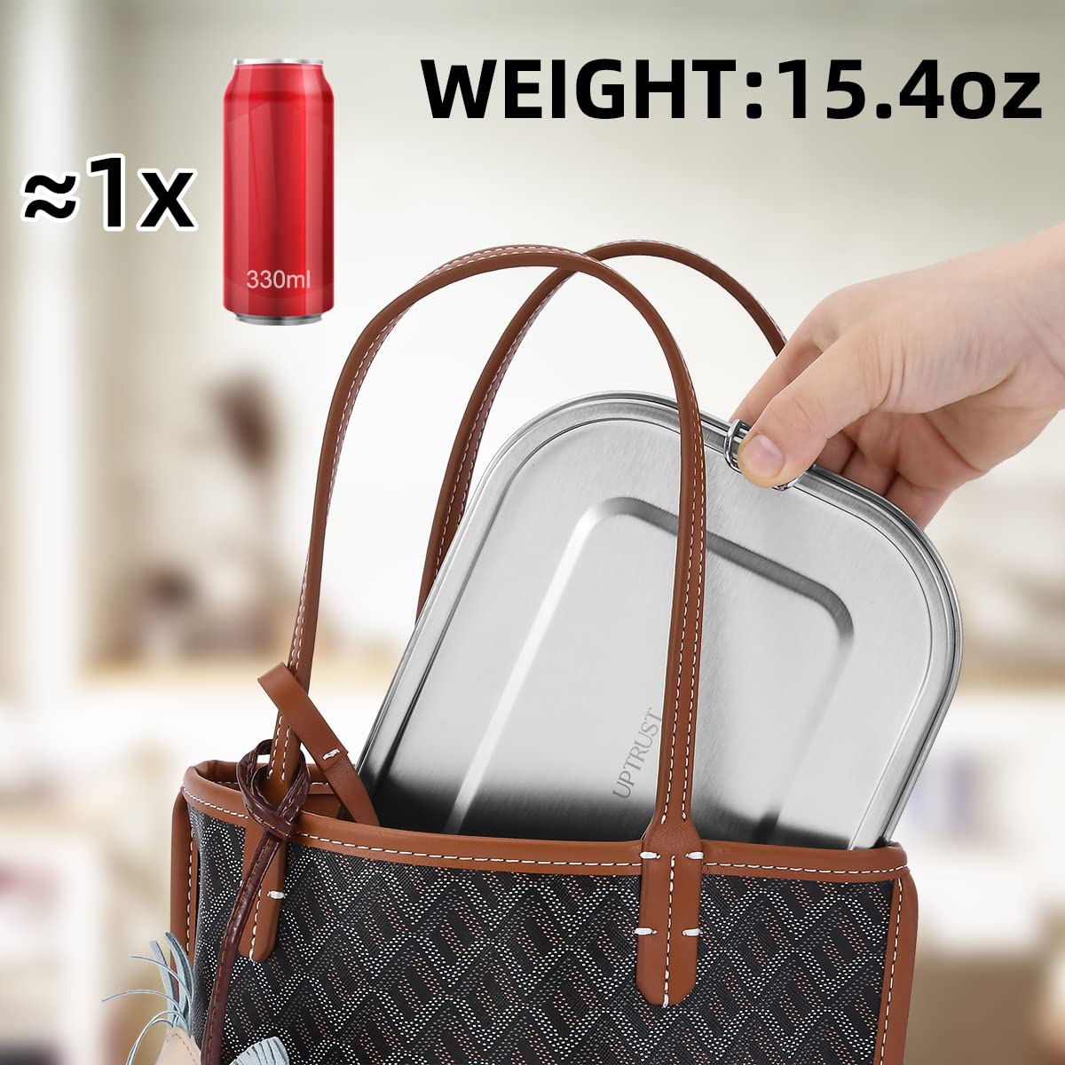 UPTRUST five compartments filled showing portion control advantage