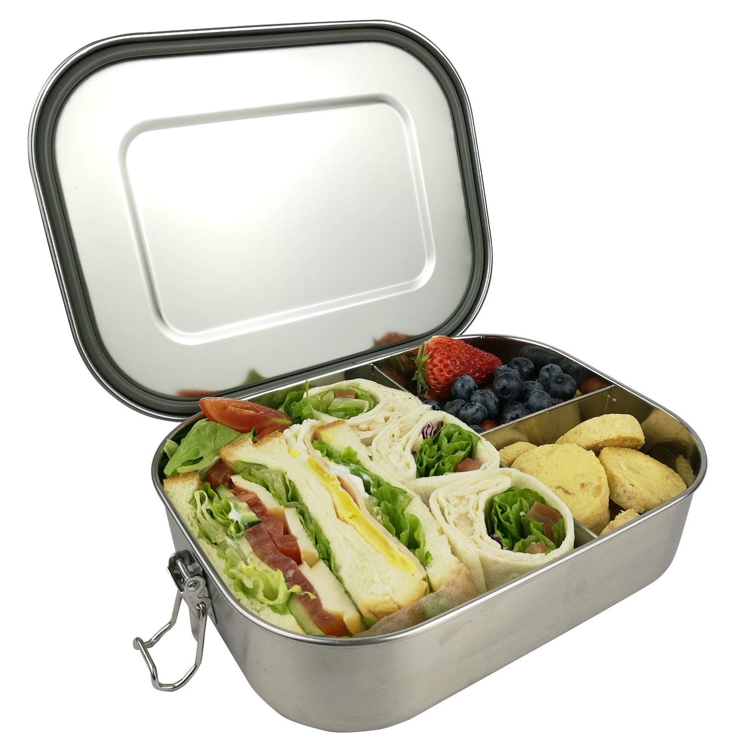 UPTRUST front packaging showing stainless steel bento box and features