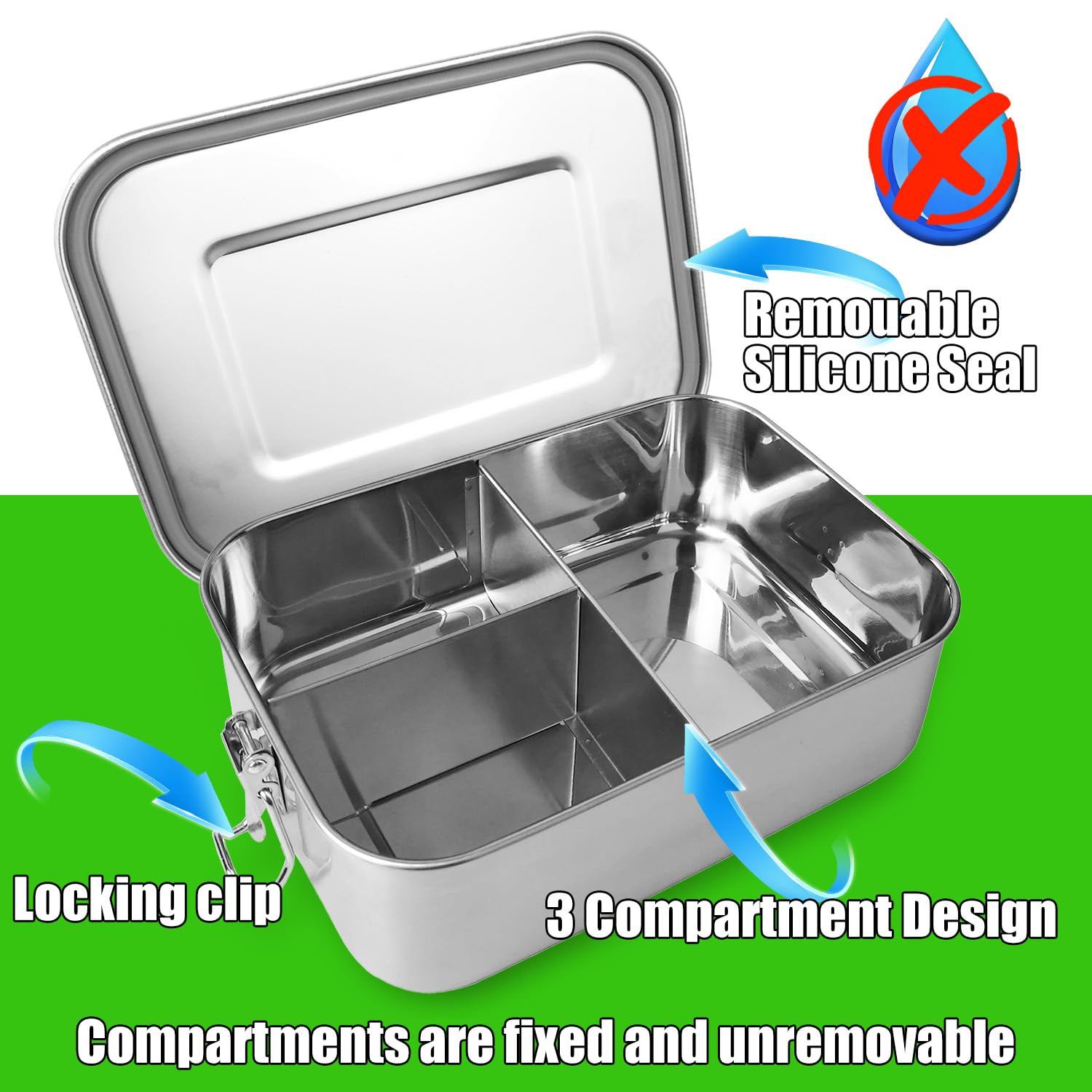 UPTRUST removable silicone seal detail for easy cleaning and better seal