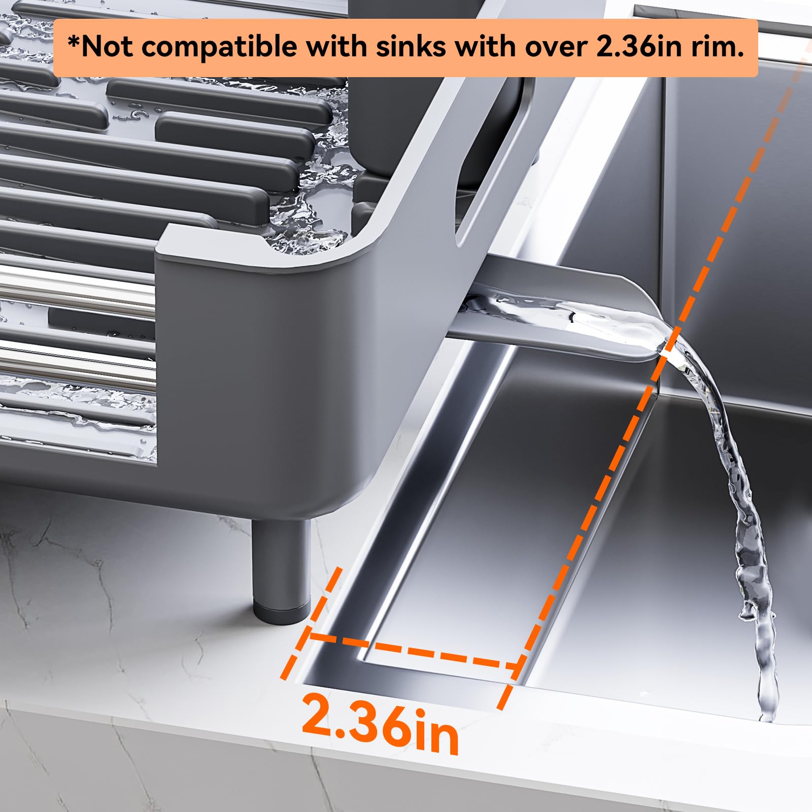 Urackify rubber feet and stability keeping rack slip-free on surfaces