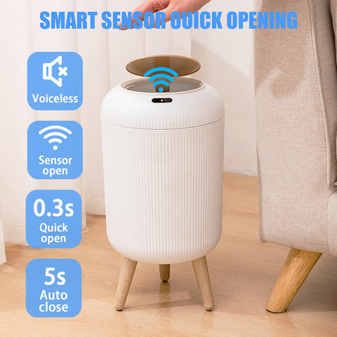 URALFA lid sensor closeup demonstrating fast hands‑free opening benefit