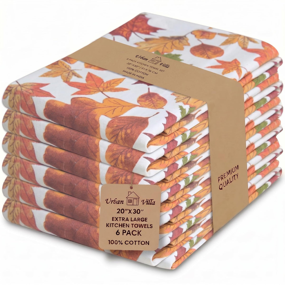 Urban Villa front packaging showing Harvest Leaf pattern and set benefit