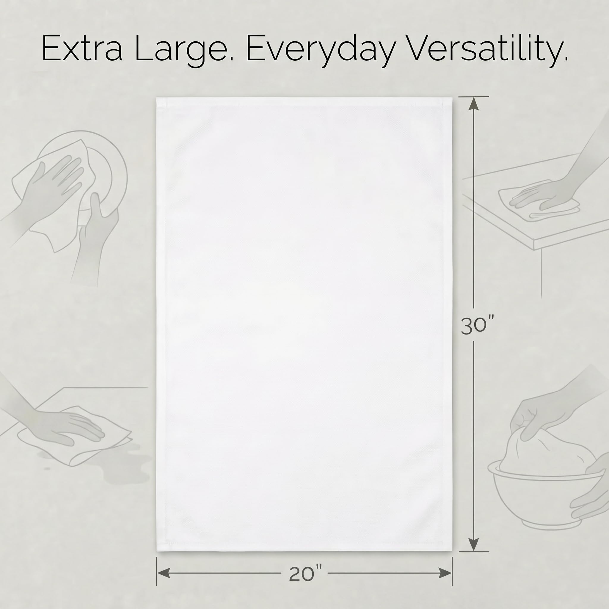 Urban Villa hanging loop detail providing easy storage and quick drying benefit