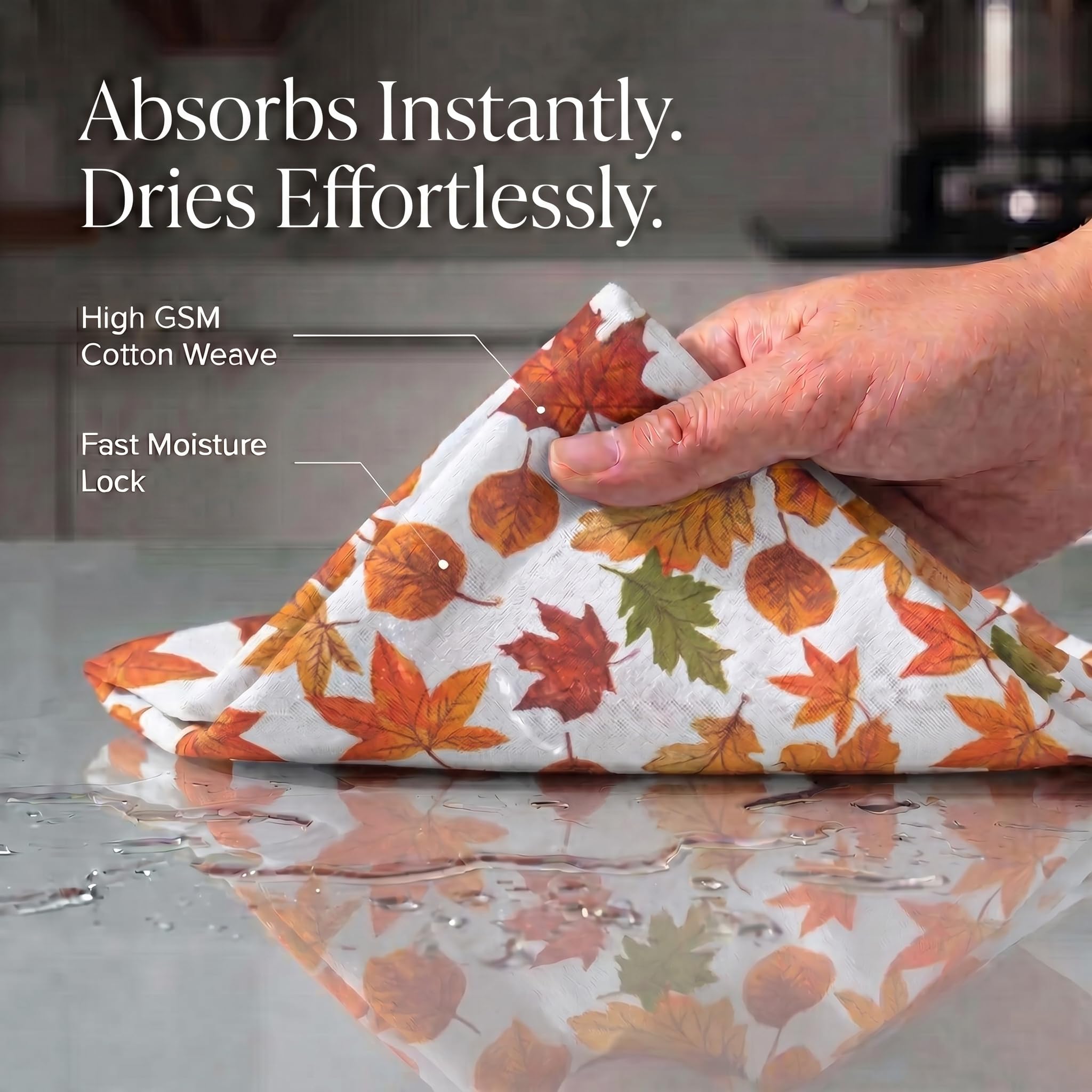Urban Villa folded towel detail highlighting soft cotton and neat finish
